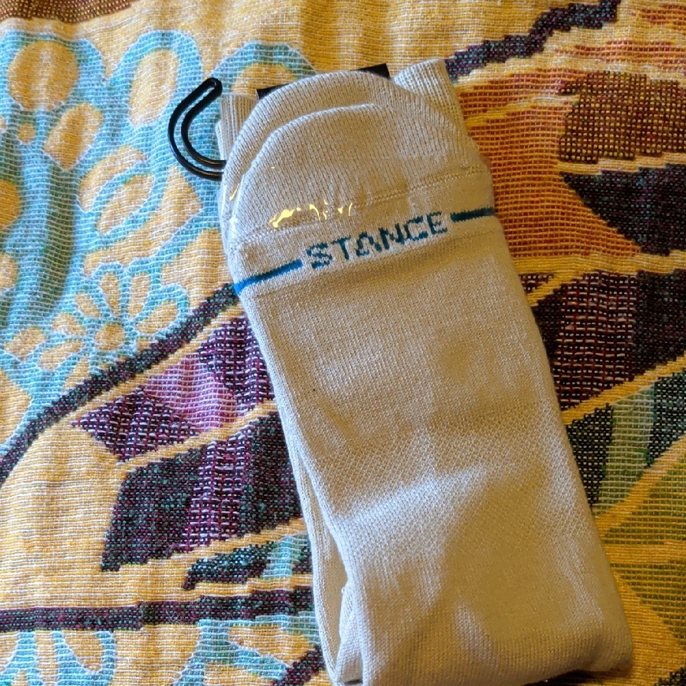 Stance Black and White Striped Men's Socks - Picture 4 of 7